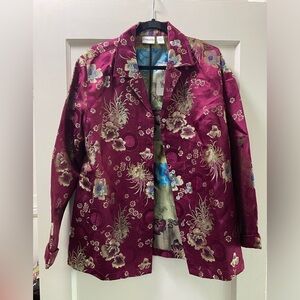 Chico’s Asian inspired jacket size 2/medium